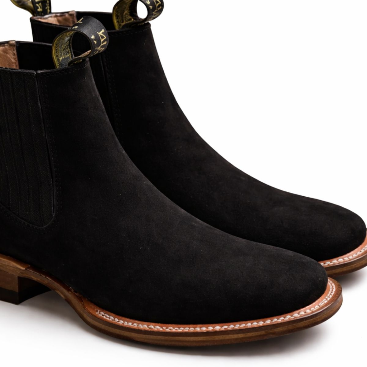Kit Bota Masculina Pampa de Cuero Legítimo con Plantilla Ortopédica + 4 REGALOS: Vaso, Billetera, Cinturón y Sombrero